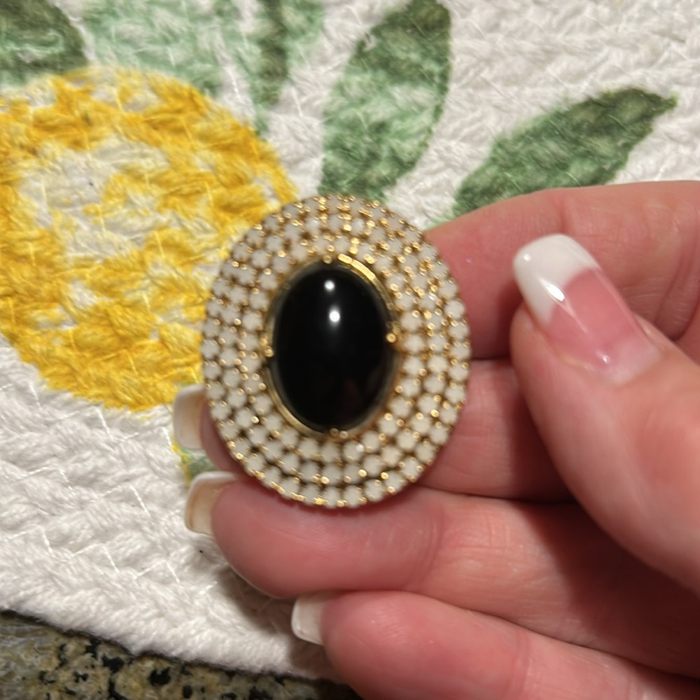Juicy Couture Black & White Ring - Picture 2 of 5